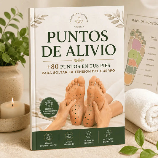 Puntos de Alivio: +80 puntos en tus pies para soltar la tensión del cuerpo